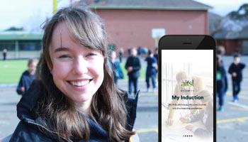 My Induction is a free AITSL app to help new teachers in Australia.