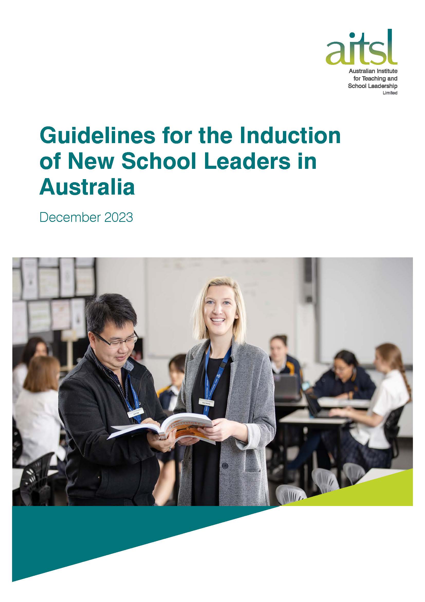 Guidelines for induction of new school leaders