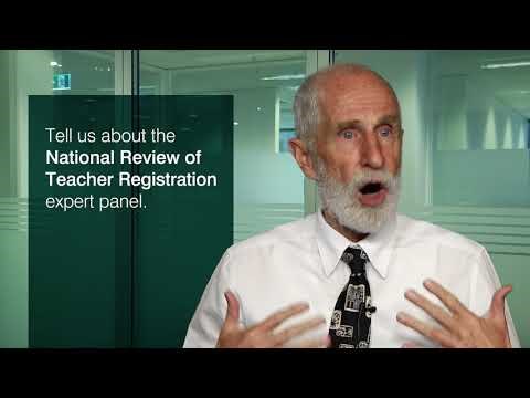 Tell us about the National Review of Teacher Registration expert panel.