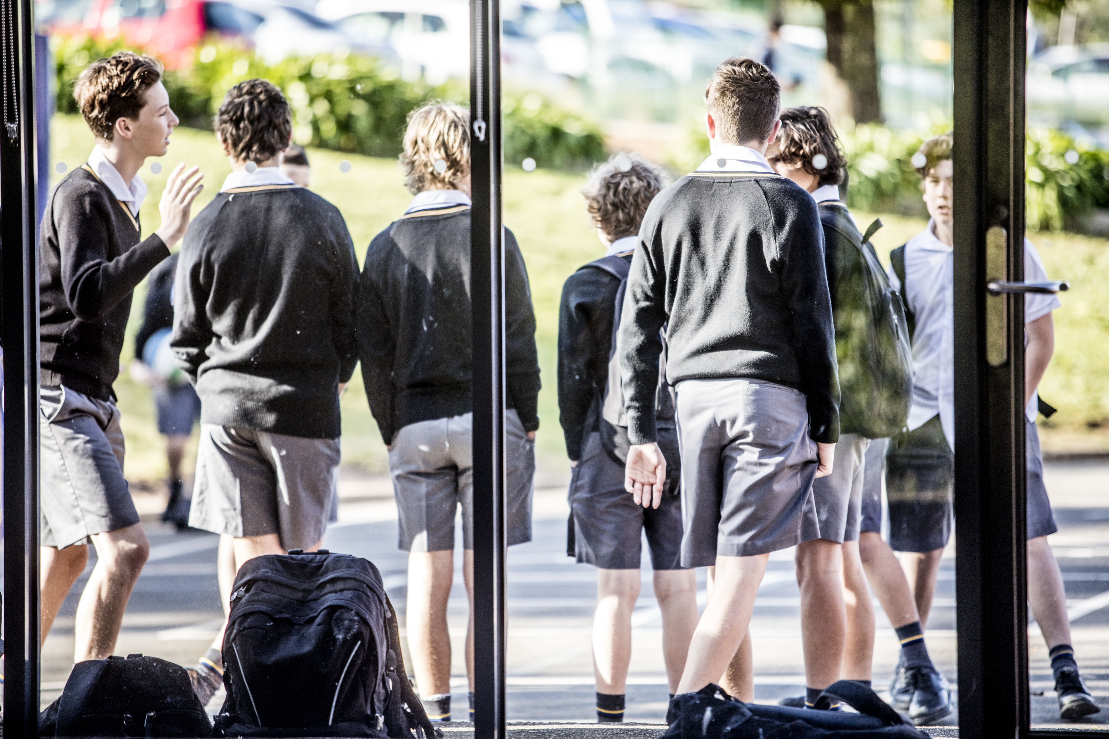 students outdoor activities