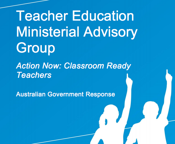 teacher education ministerial advisory