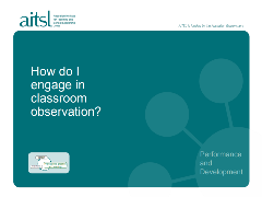 Classroom observation