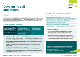 Resources to build leadership in Australian schools