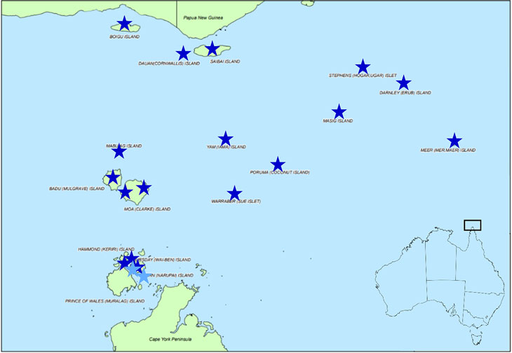 School campuses across the Torres Strait Islands