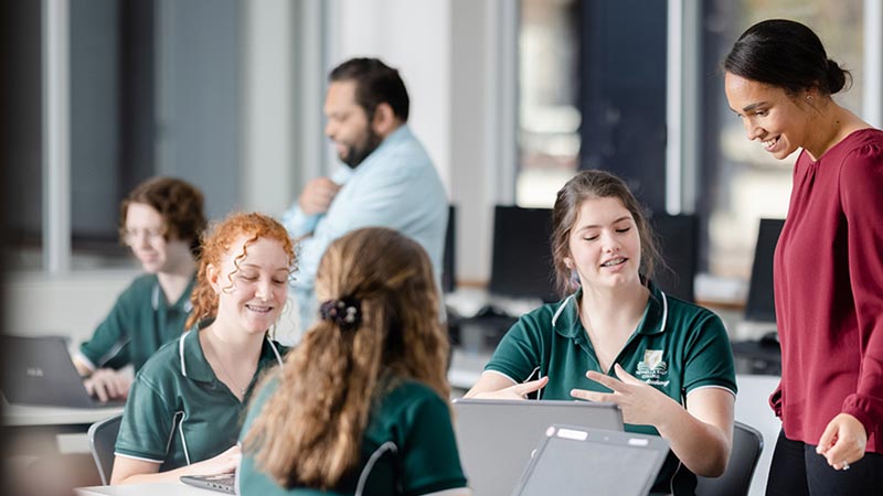 Where it’s possible, teachers can use strategies such as the layout of the learning space, including access to key resources, to minimise disruptions and challenging student behaviour. 