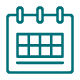 induction calendar icon